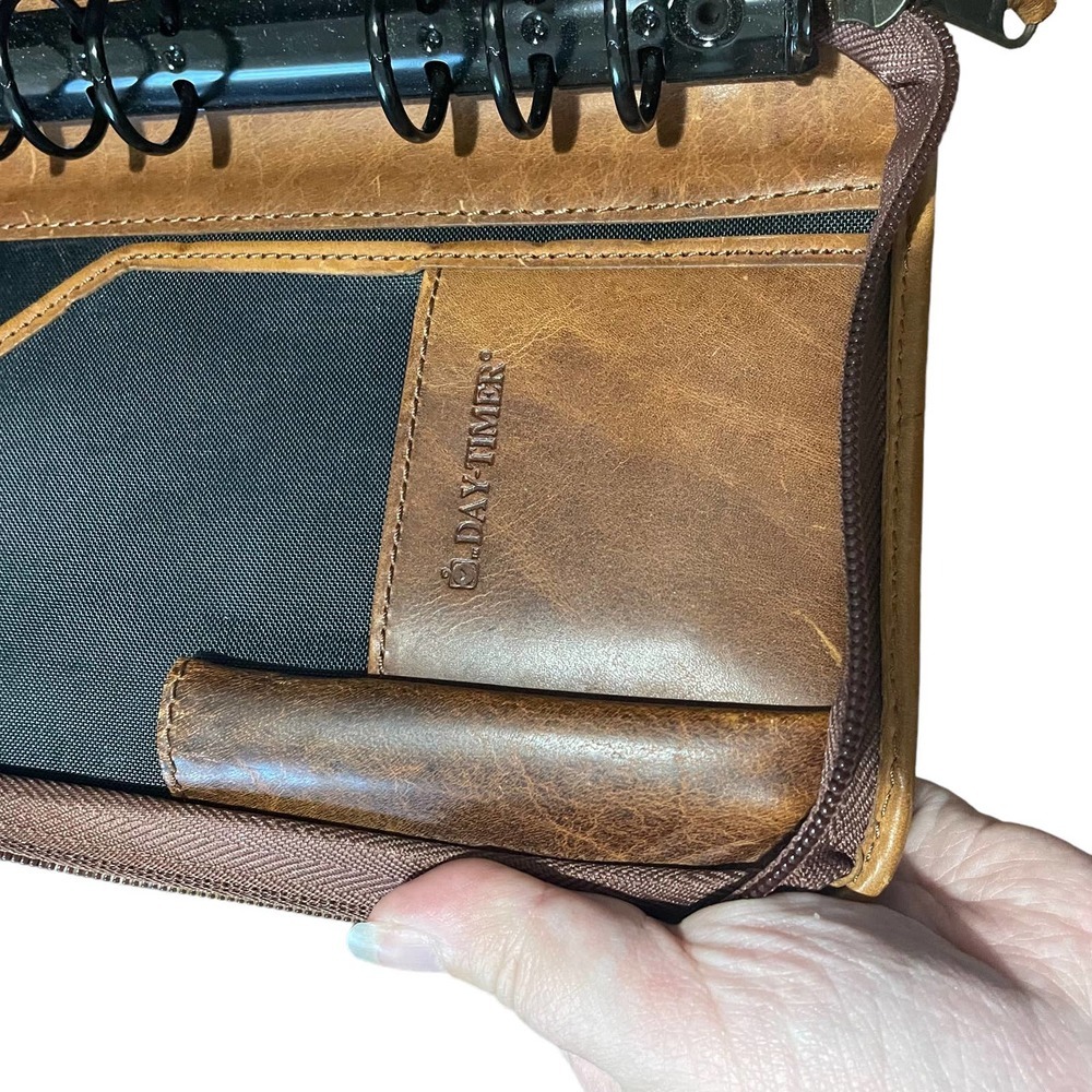 Brown Leather Binder - Picture 5 of 9
